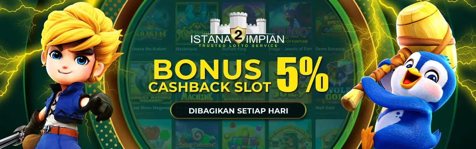 PROMO CASHBACK SLOT 5&#37; DI BAGI SETIAP HARI